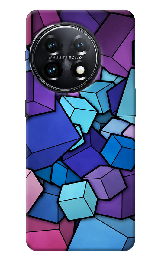 Cubic Abstract OnePlus 11 5G Back Cover