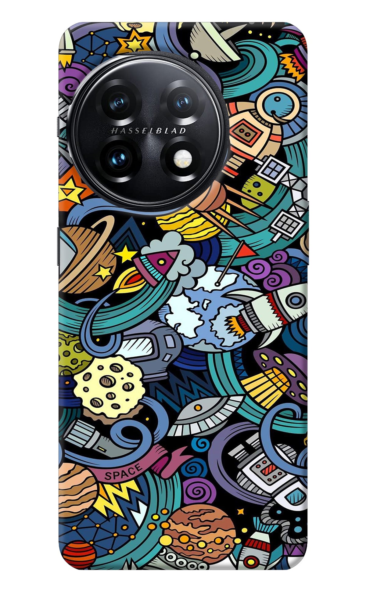 Space Abstract OnePlus 11 5G Back Cover