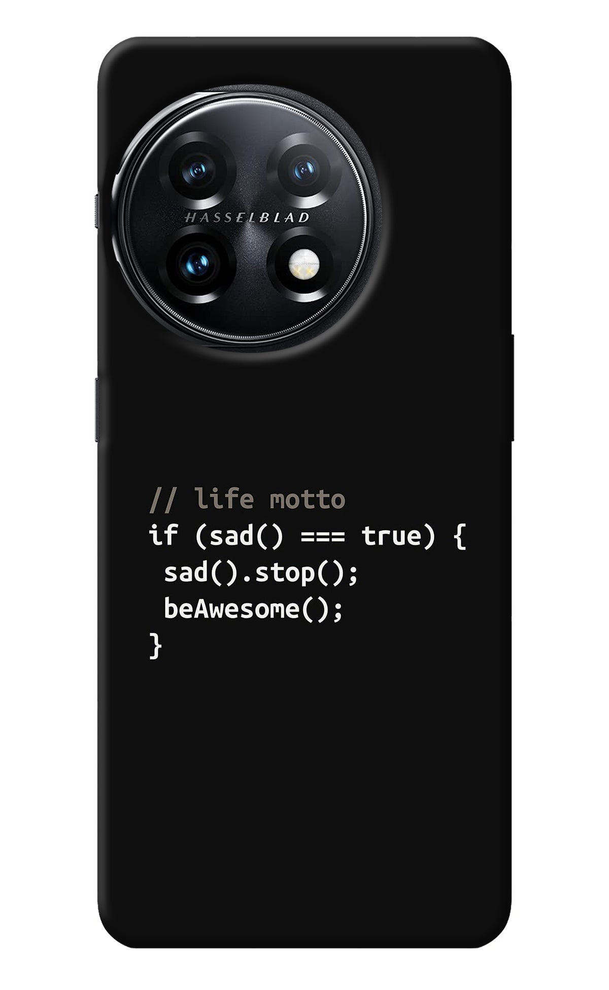 Life Motto Code OnePlus 11 5G Back Cover