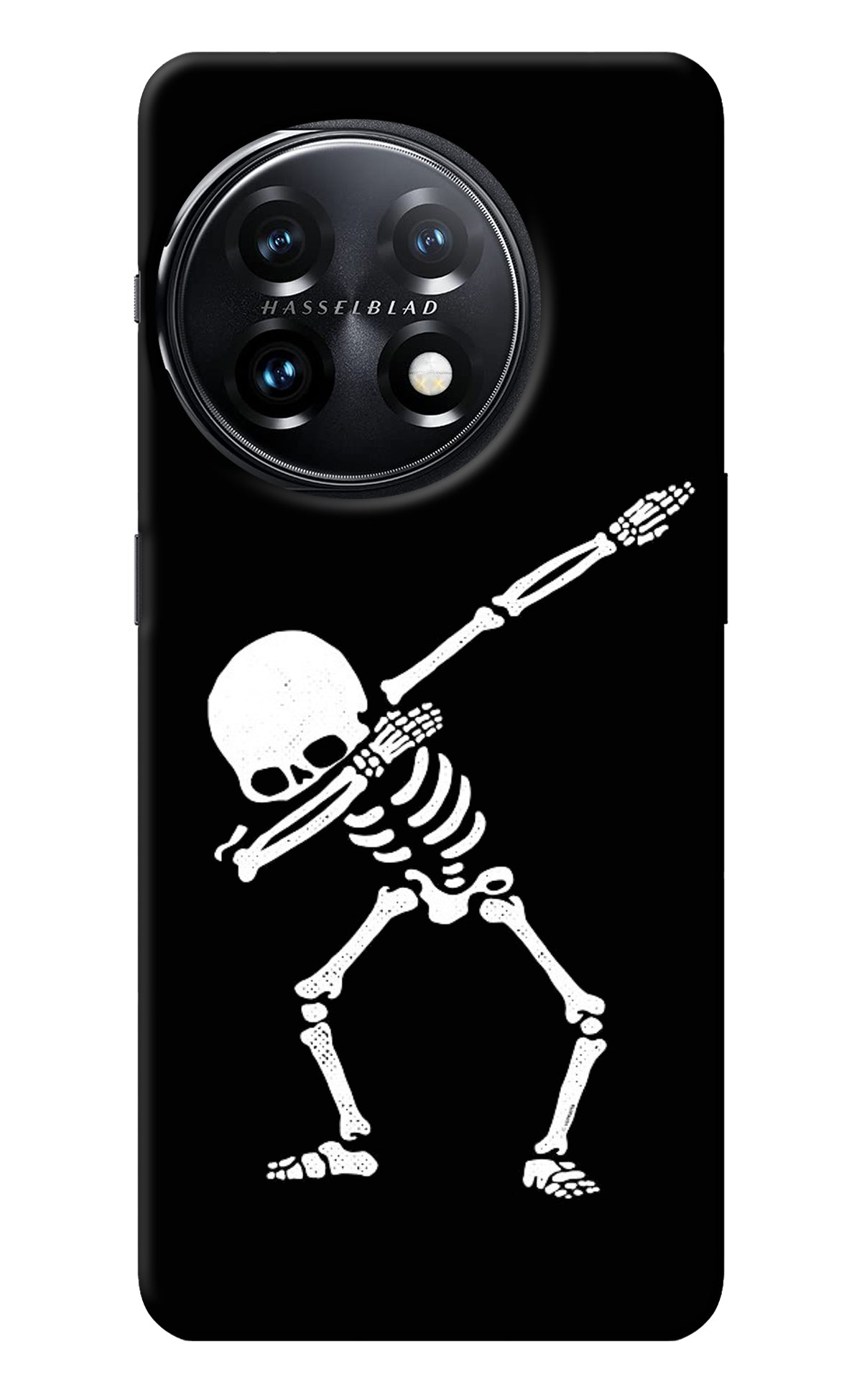 Dabbing Skeleton Art OnePlus 11 5G Back Cover