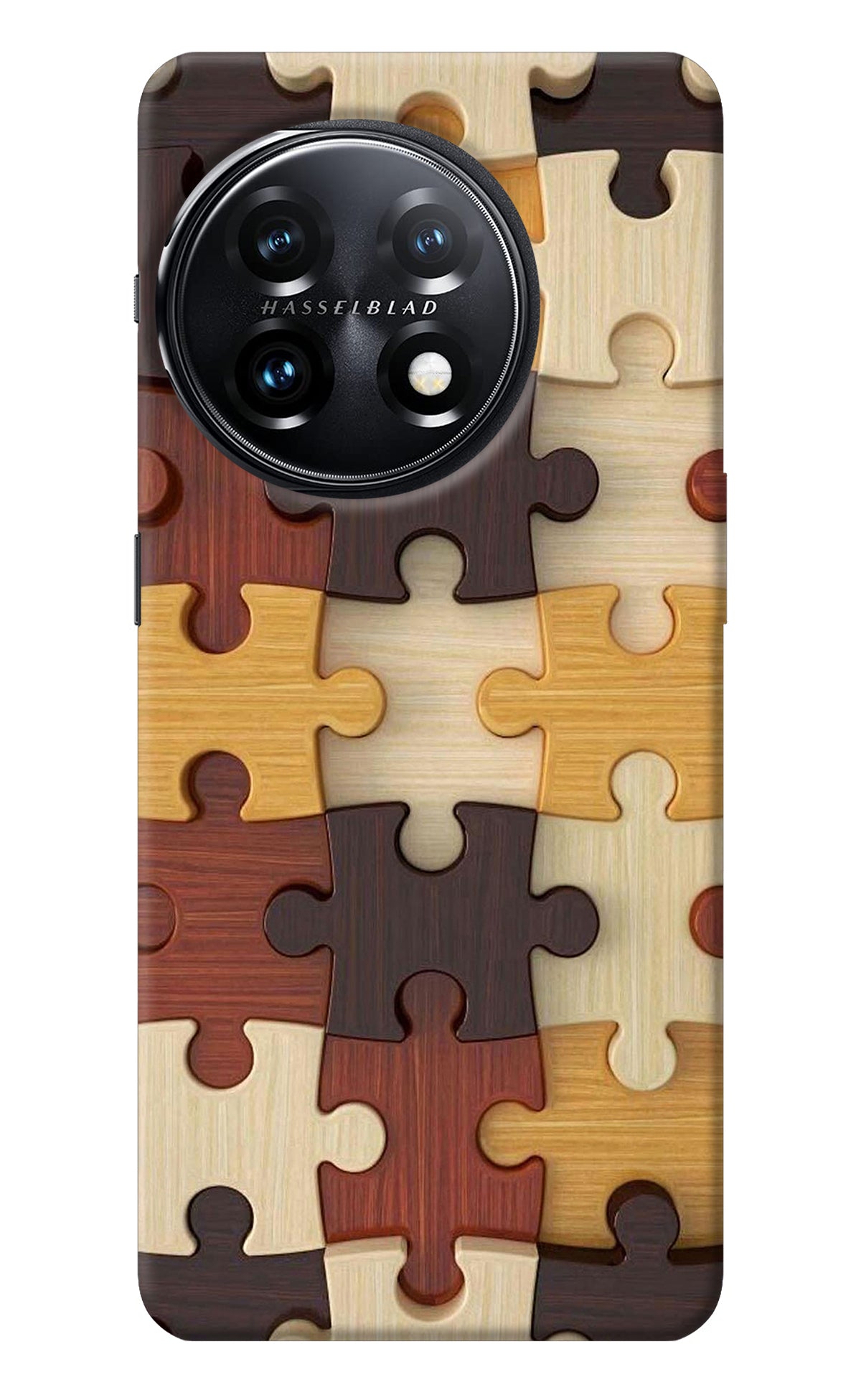 Wooden Puzzle OnePlus 11 5G Back Cover