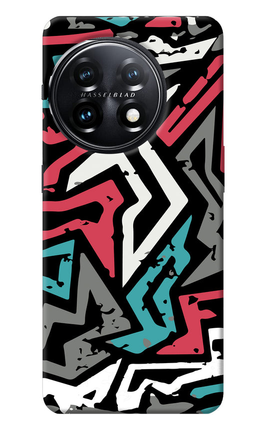 Geometric Graffiti OnePlus 11 5G Back Cover