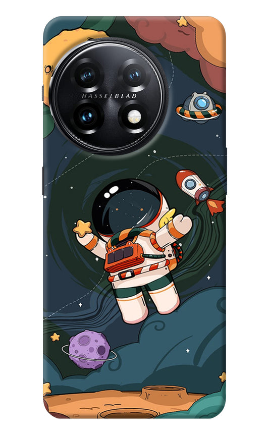 Cartoon Astronaut OnePlus 11 5G Back Cover