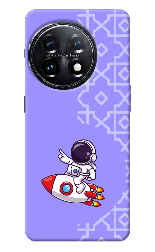 Cute Astronaut OnePlus 11 5G Back Cover