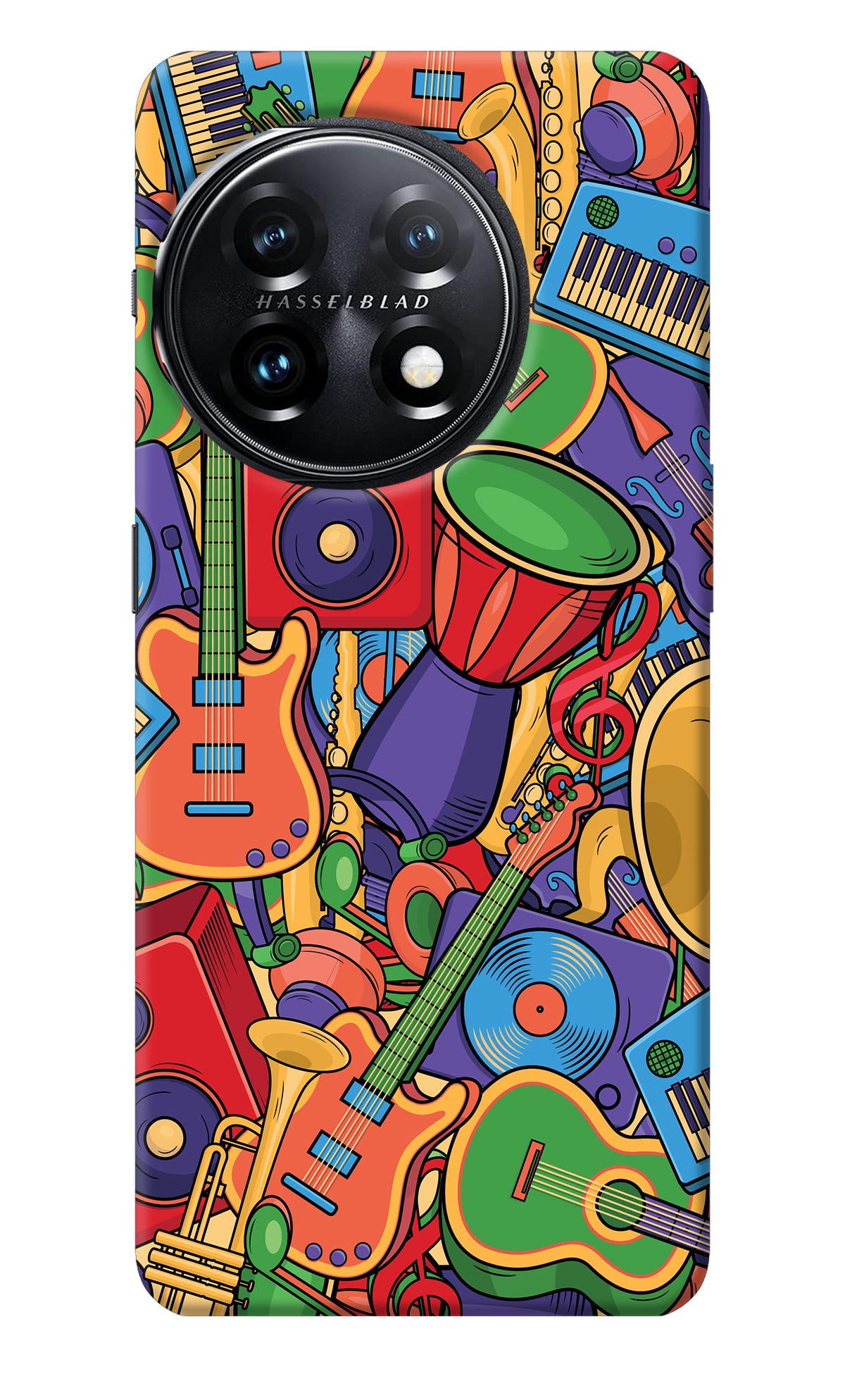 Music Instrument Doodle OnePlus 11 5G Back Cover