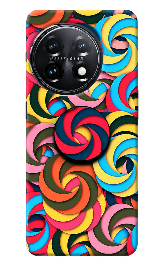 Spiral Pattern OnePlus 11 5G Pop Case