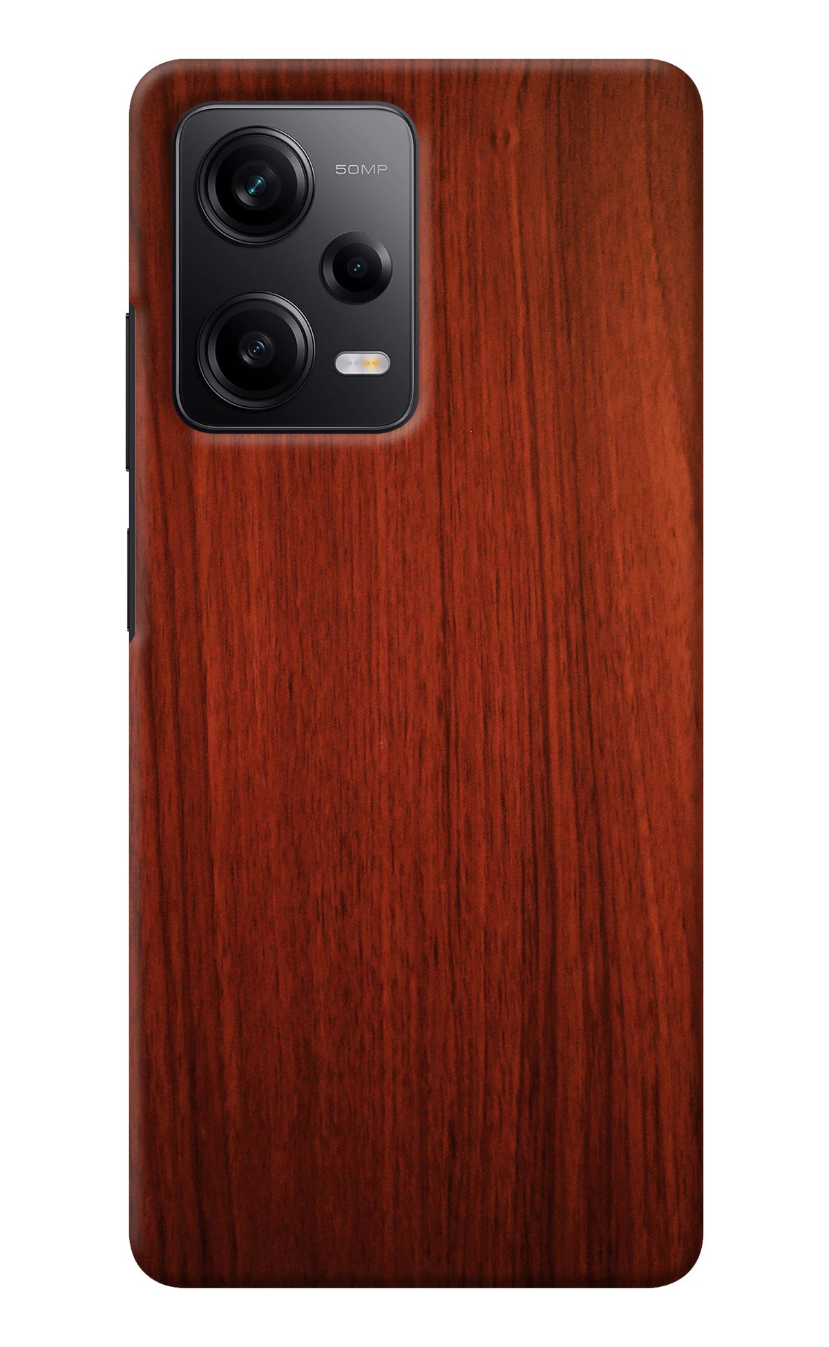 Wooden Plain Pattern Redmi Note 12 5G Back Cover