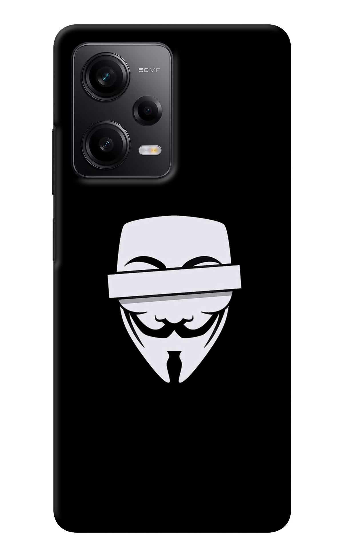 Anonymous Face Redmi Note 12 5G Back Cover