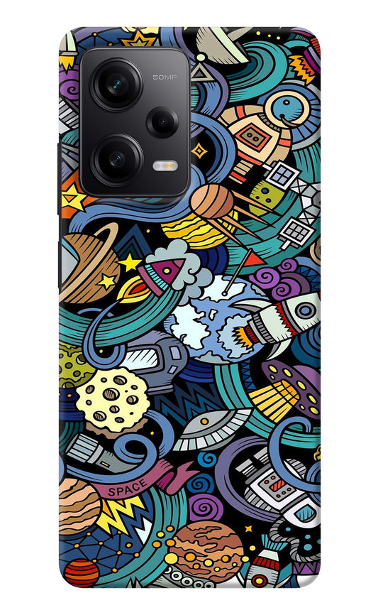Space Abstract Redmi Note 12 5G Back Cover