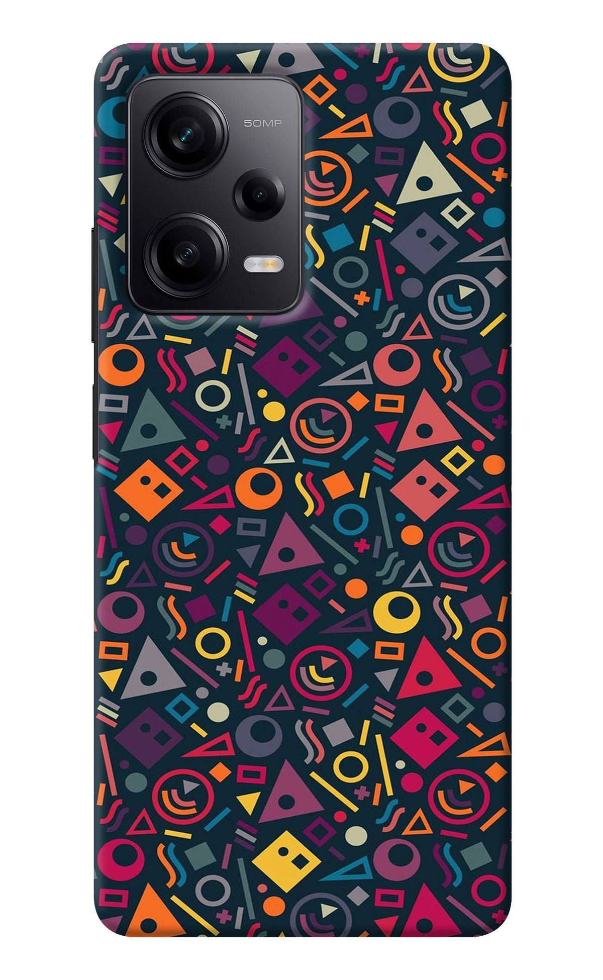Geometric Abstract Redmi Note 12 5G Back Cover