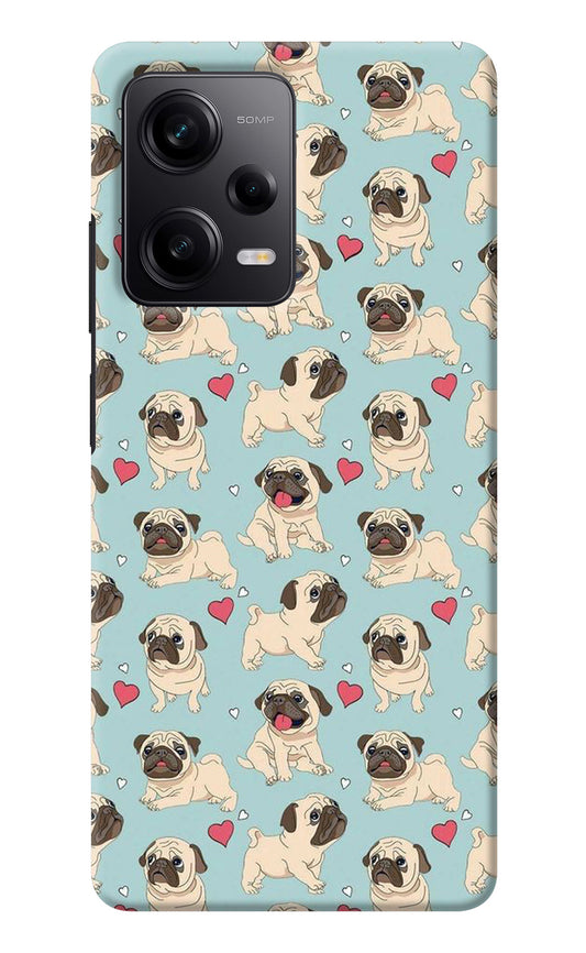 Pug Dog Redmi Note 12 5G Back Cover
