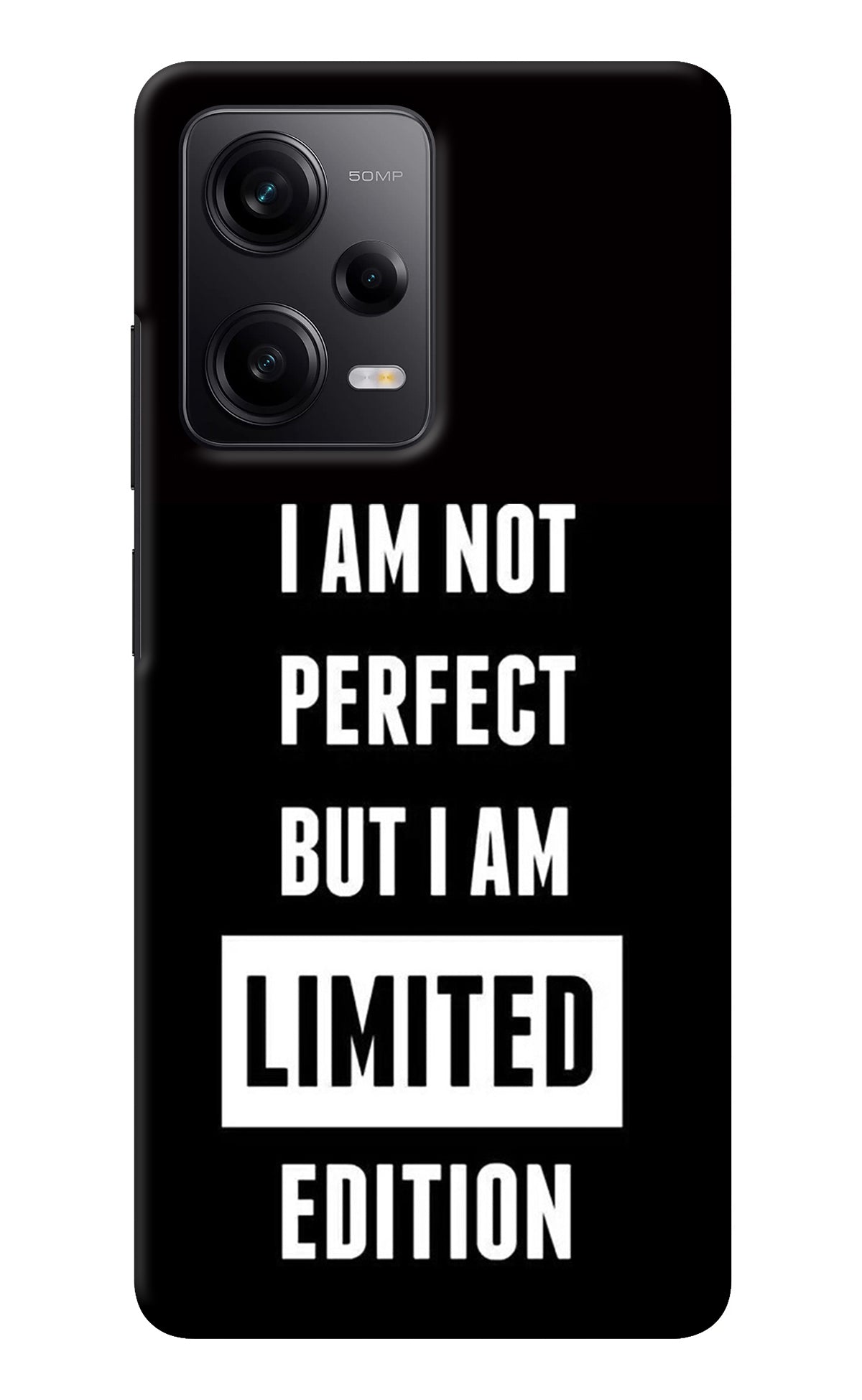 I Am Not Perfect But I Am Limited Edition Redmi Note 12 5G Back Cover