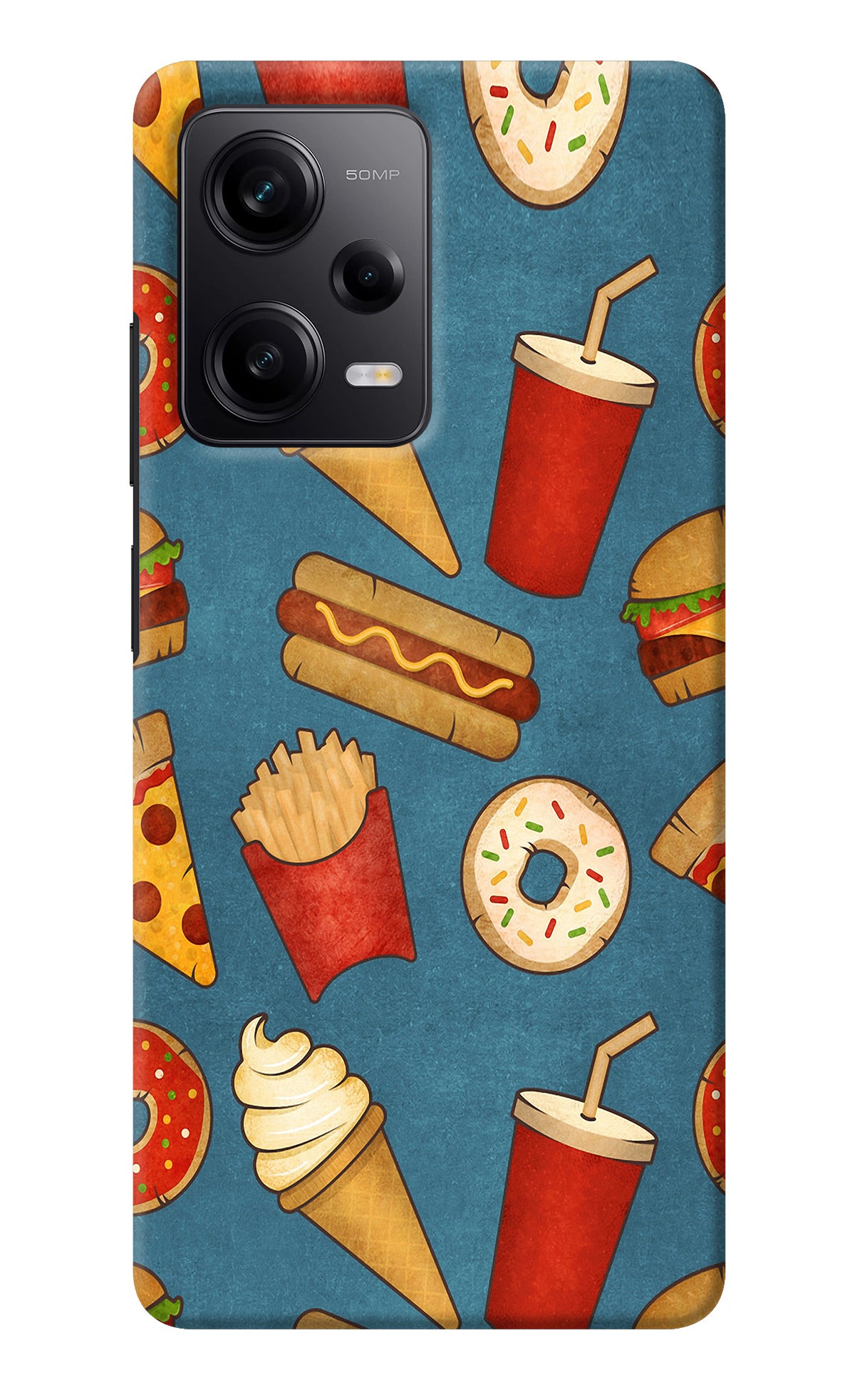 Foodie Redmi Note 12 5G Back Cover
