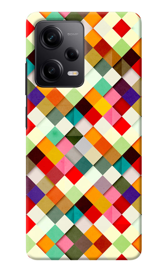 Geometric Abstract Colorful Redmi Note 12 5G Back Cover