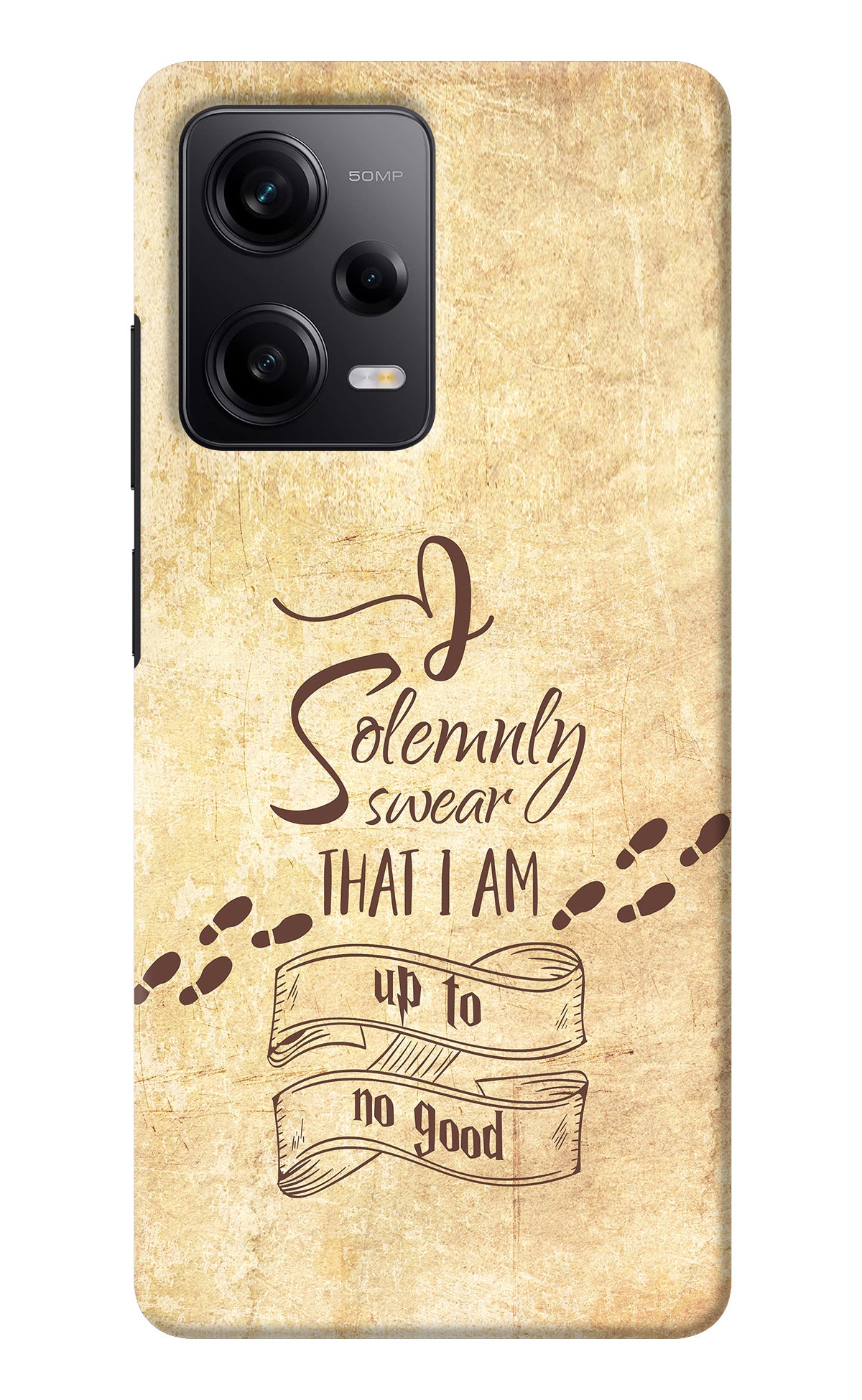 I Solemnly swear that i up to no good Redmi Note 12 5G Back Cover
