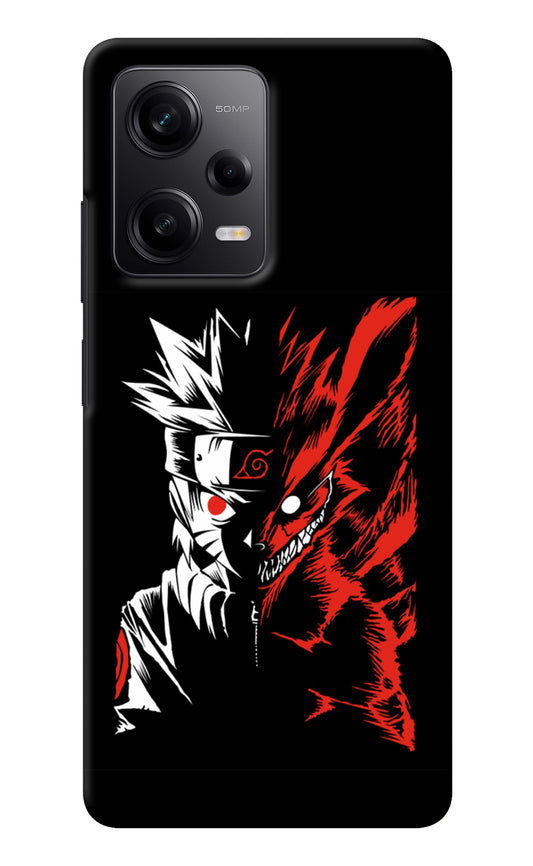 Naruto Two Face Redmi Note 12 5G Back Cover