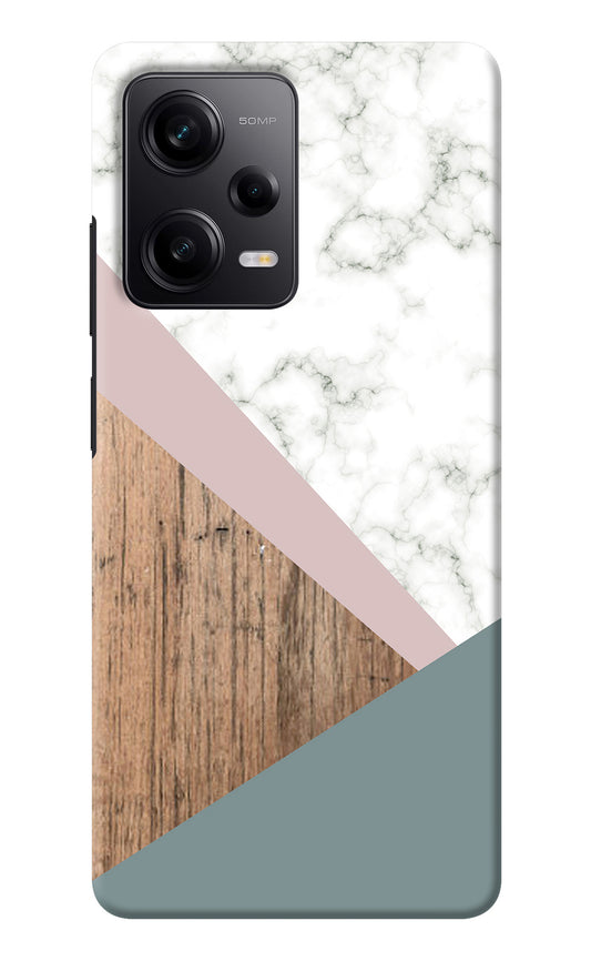 Marble wood Abstract Redmi Note 12 5G Back Cover
