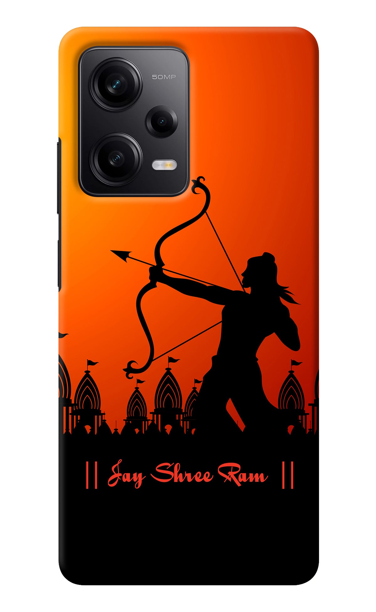 Lord Ram - 4 Redmi Note 12 5G Back Cover