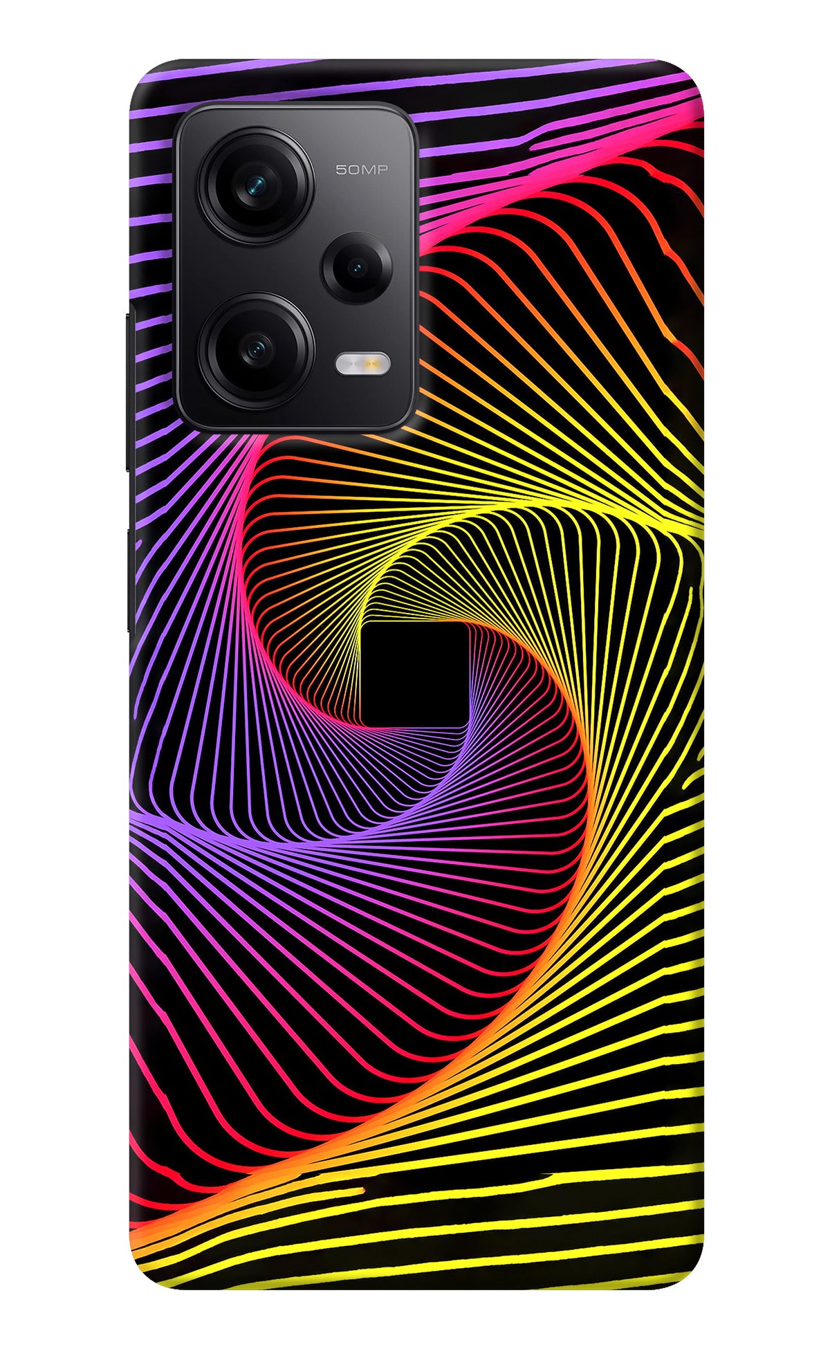 Colorful Strings Redmi Note 12 5G Back Cover