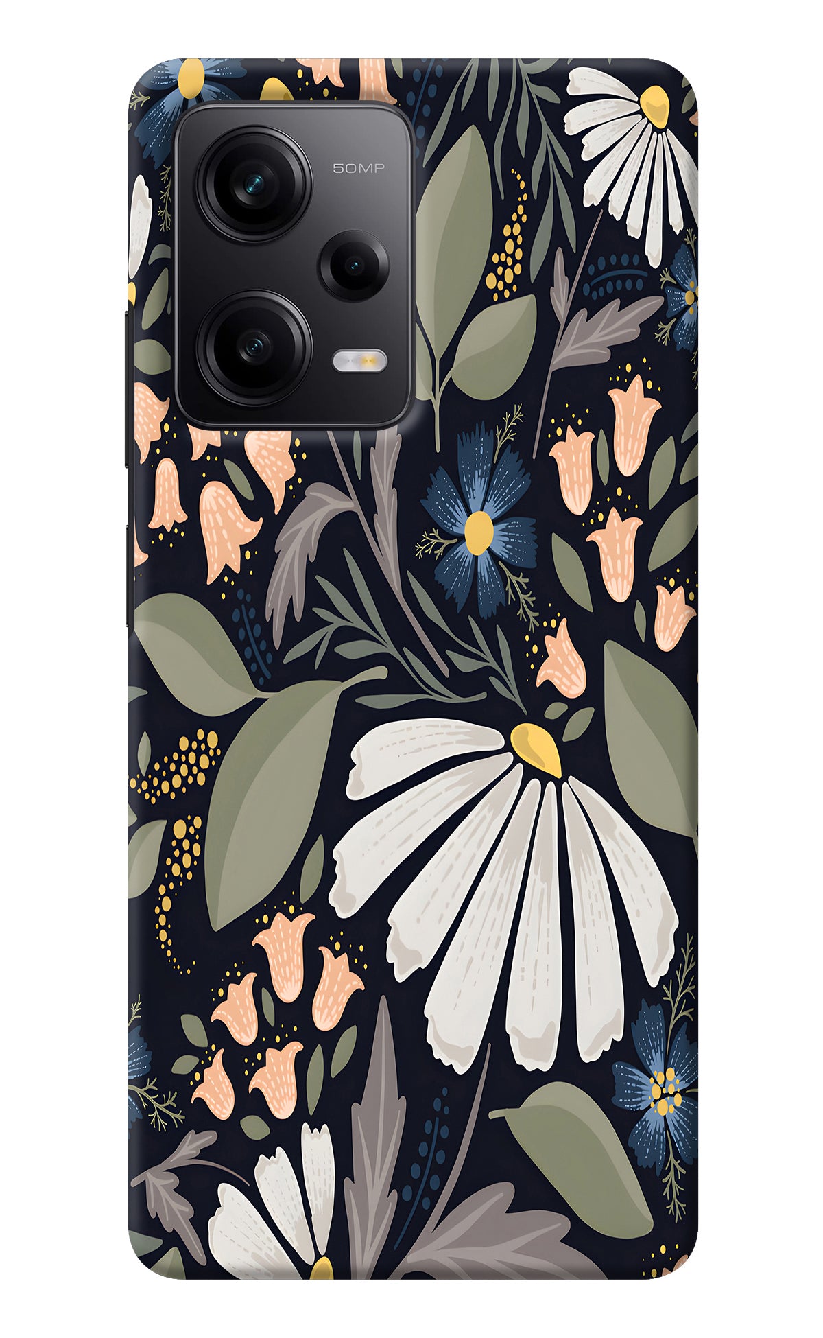 Flowers Art Redmi Note 12 5G Back Cover