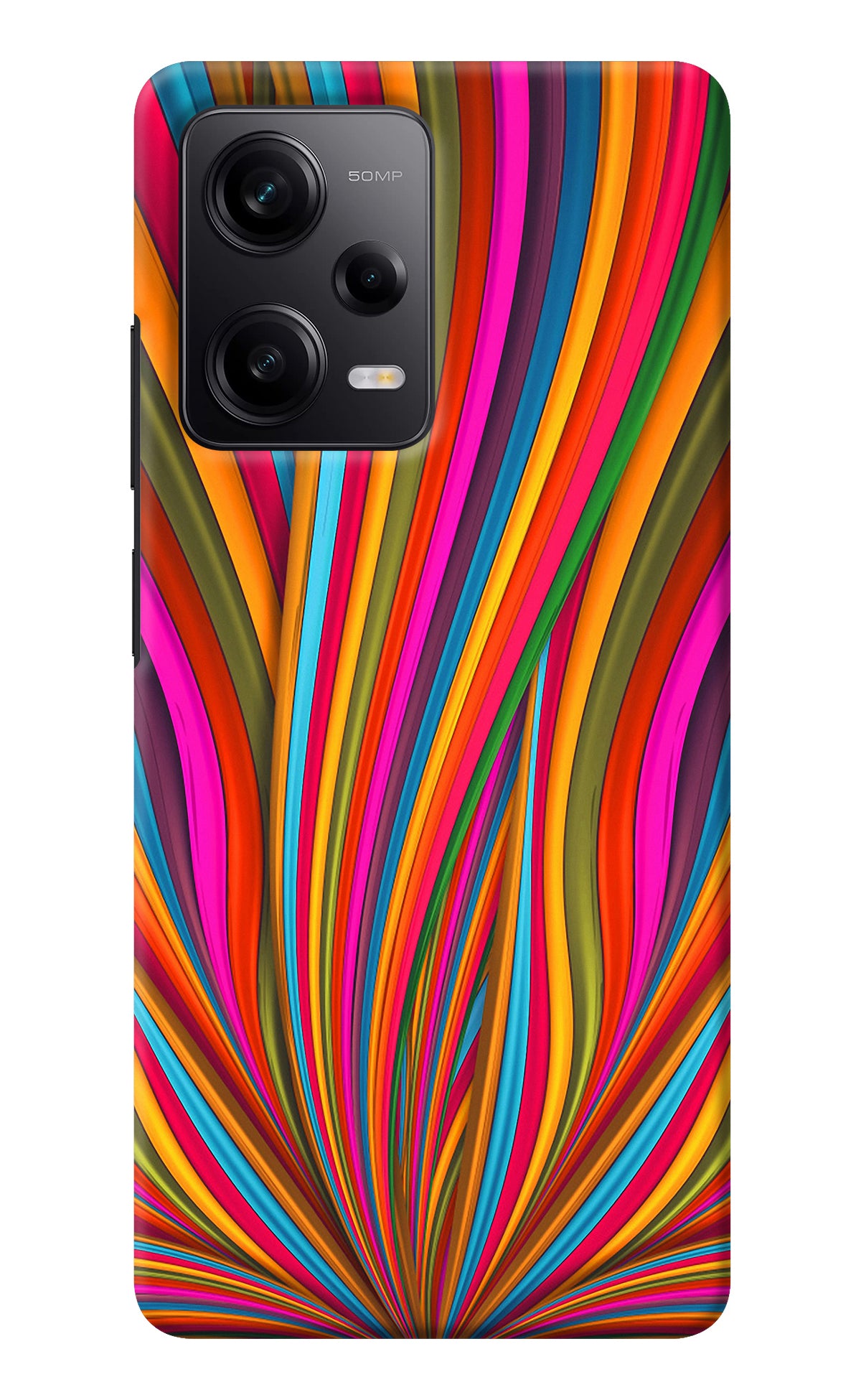 Trippy Wavy Redmi Note 12 5G Back Cover