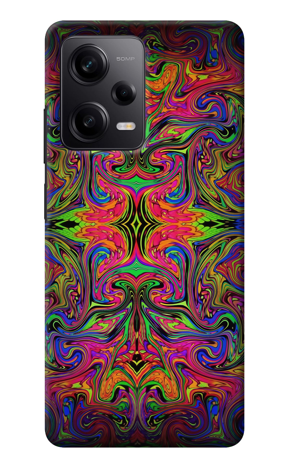 Psychedelic Art Redmi Note 12 5G Back Cover