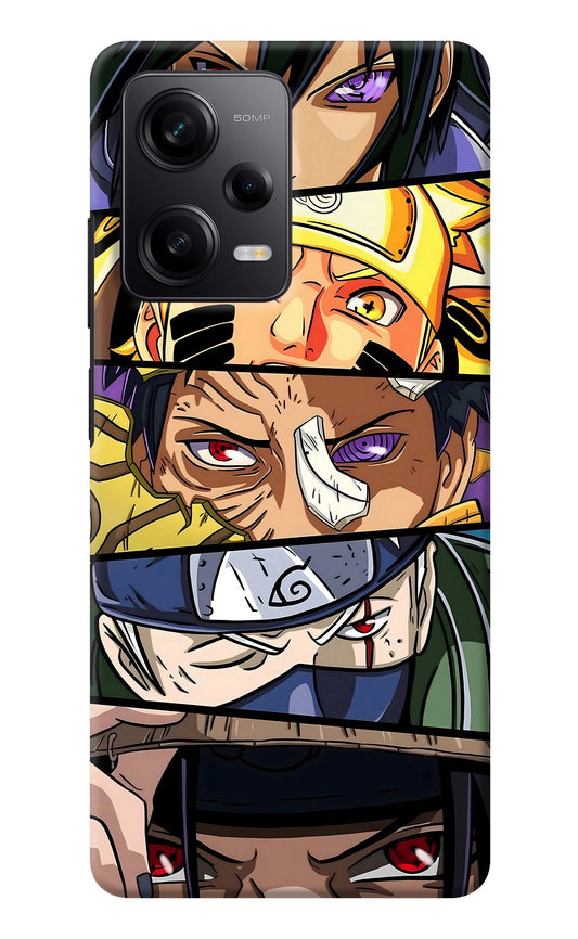 Naruto Character Redmi Note 12 5G Back Cover