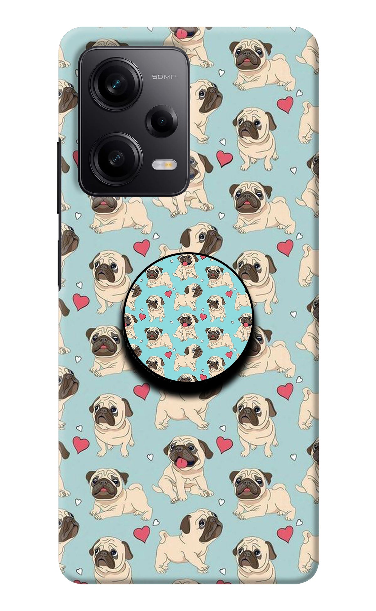 Pug Dog Redmi Note 12 5G Pop Case