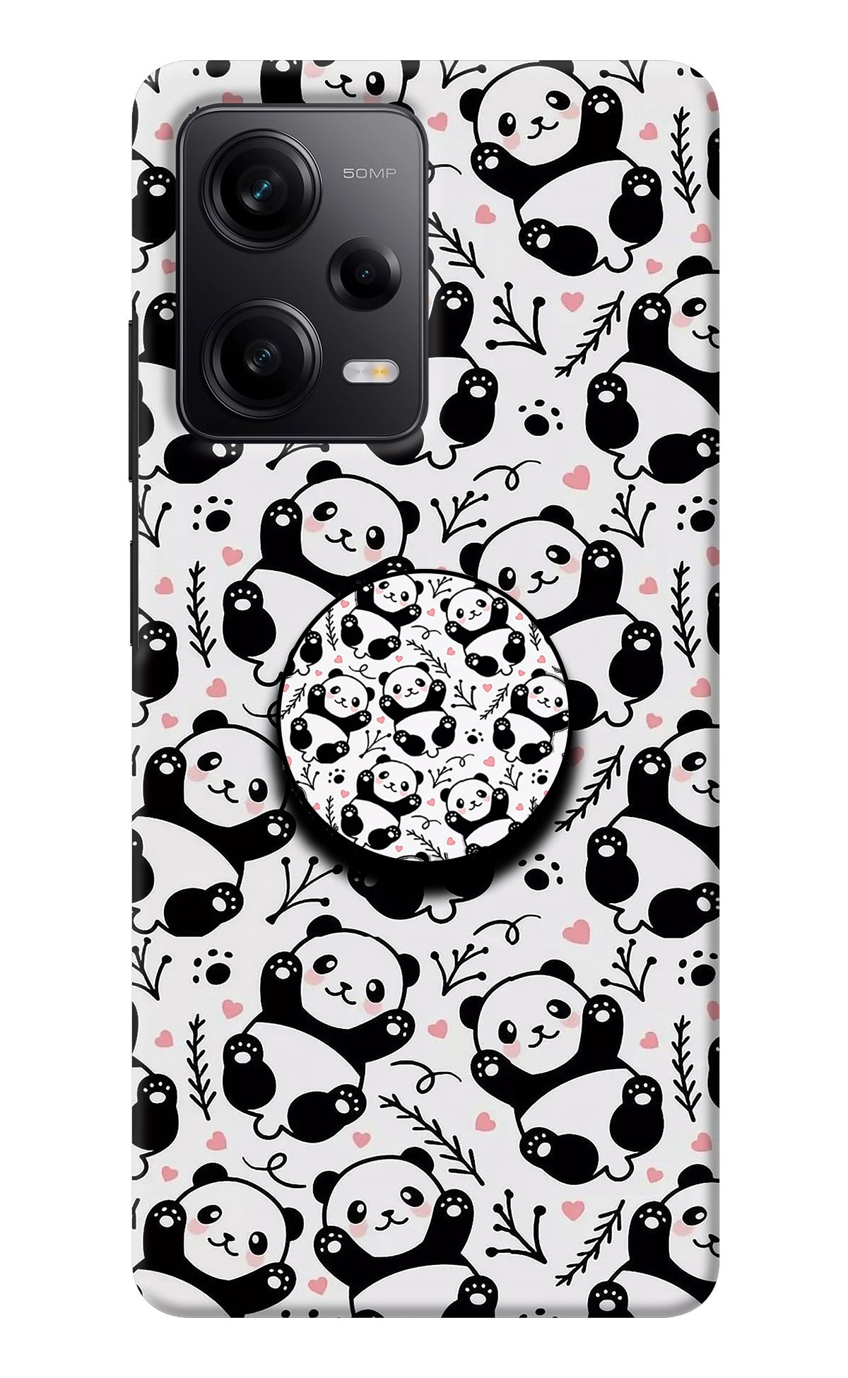 Cute Panda Redmi Note 12 5G Pop Case