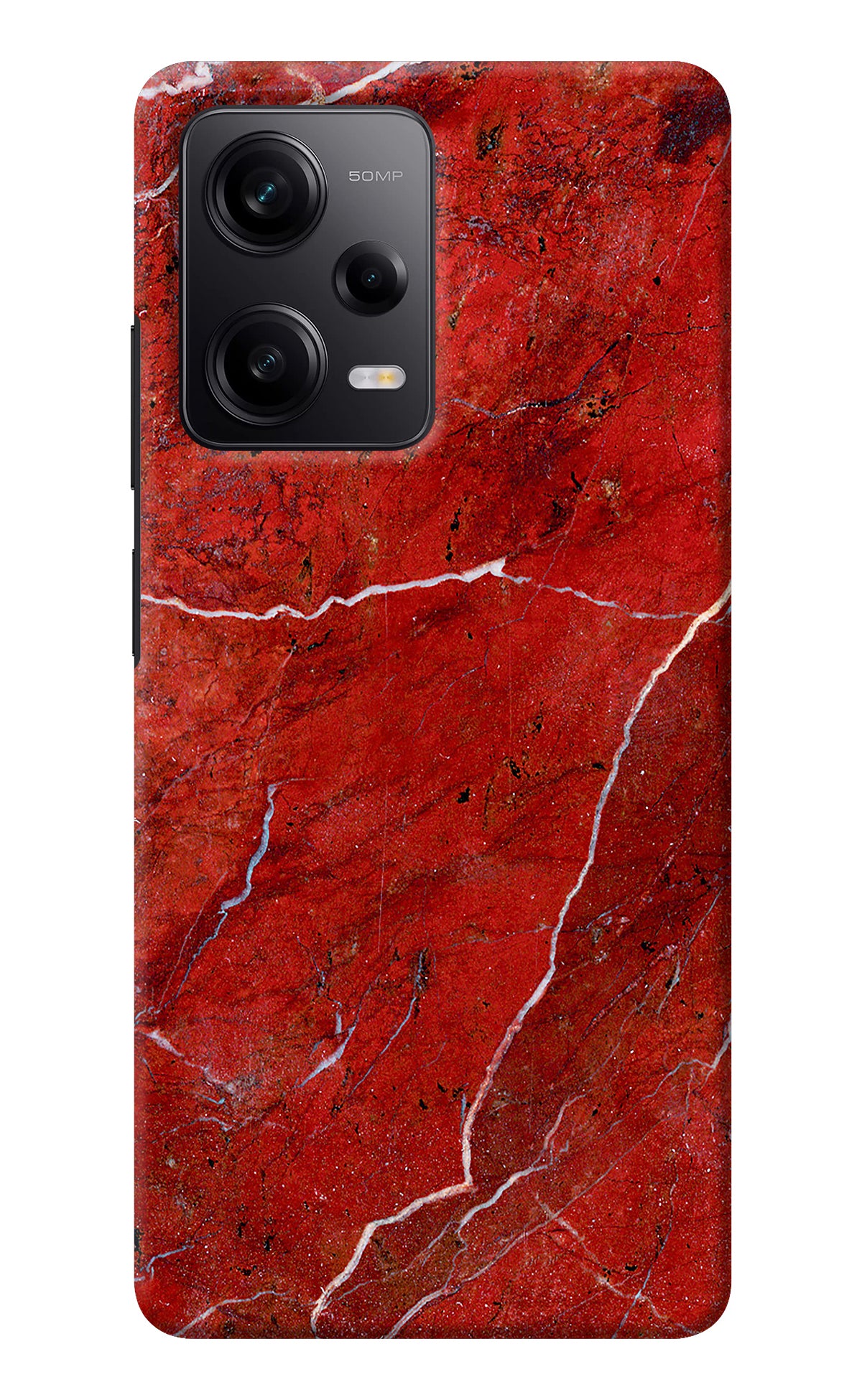 Red Marble Design Redmi Note 12 Pro 5G Back Cover