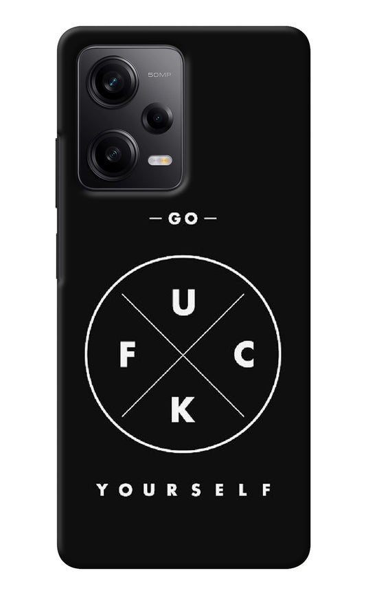 Go Fuck Yourself Redmi Note 12 Pro 5G Back Cover