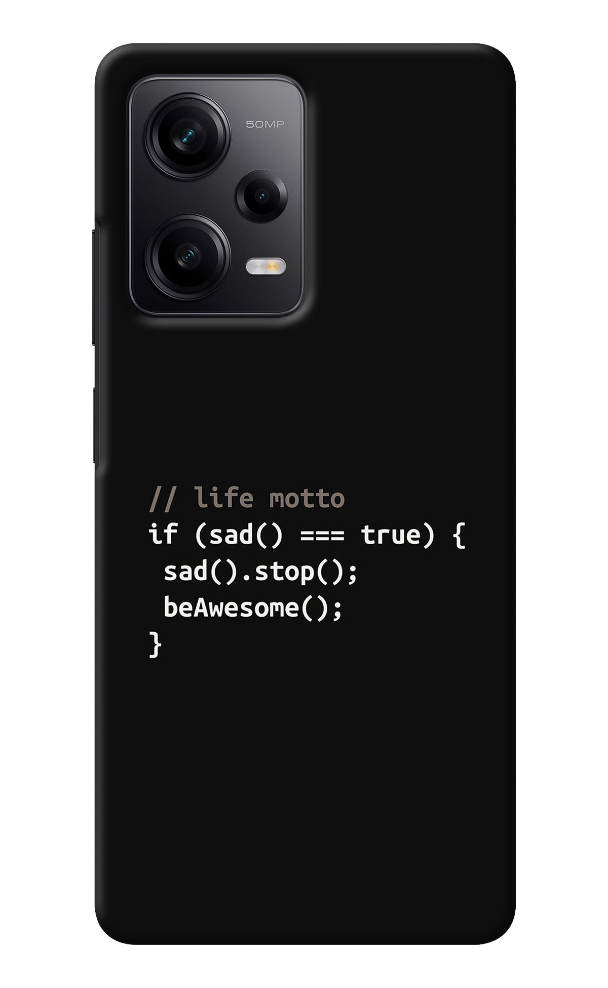 Life Motto Code Redmi Note 12 Pro 5G Back Cover