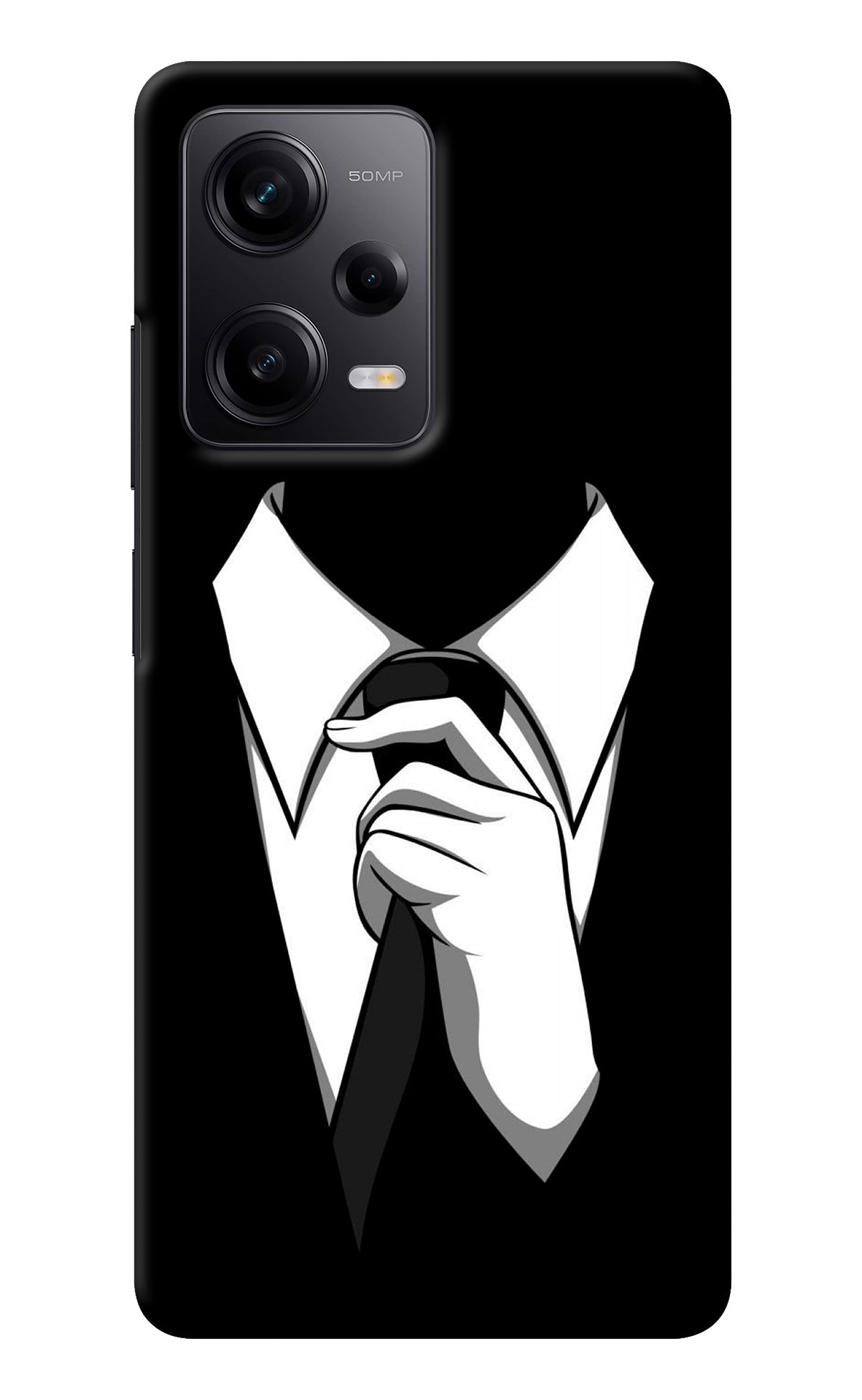 Black Tie Redmi Note 12 Pro 5G Back Cover