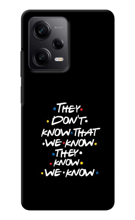 FRIENDS Dialogue Redmi Note 12 Pro 5G Back Cover