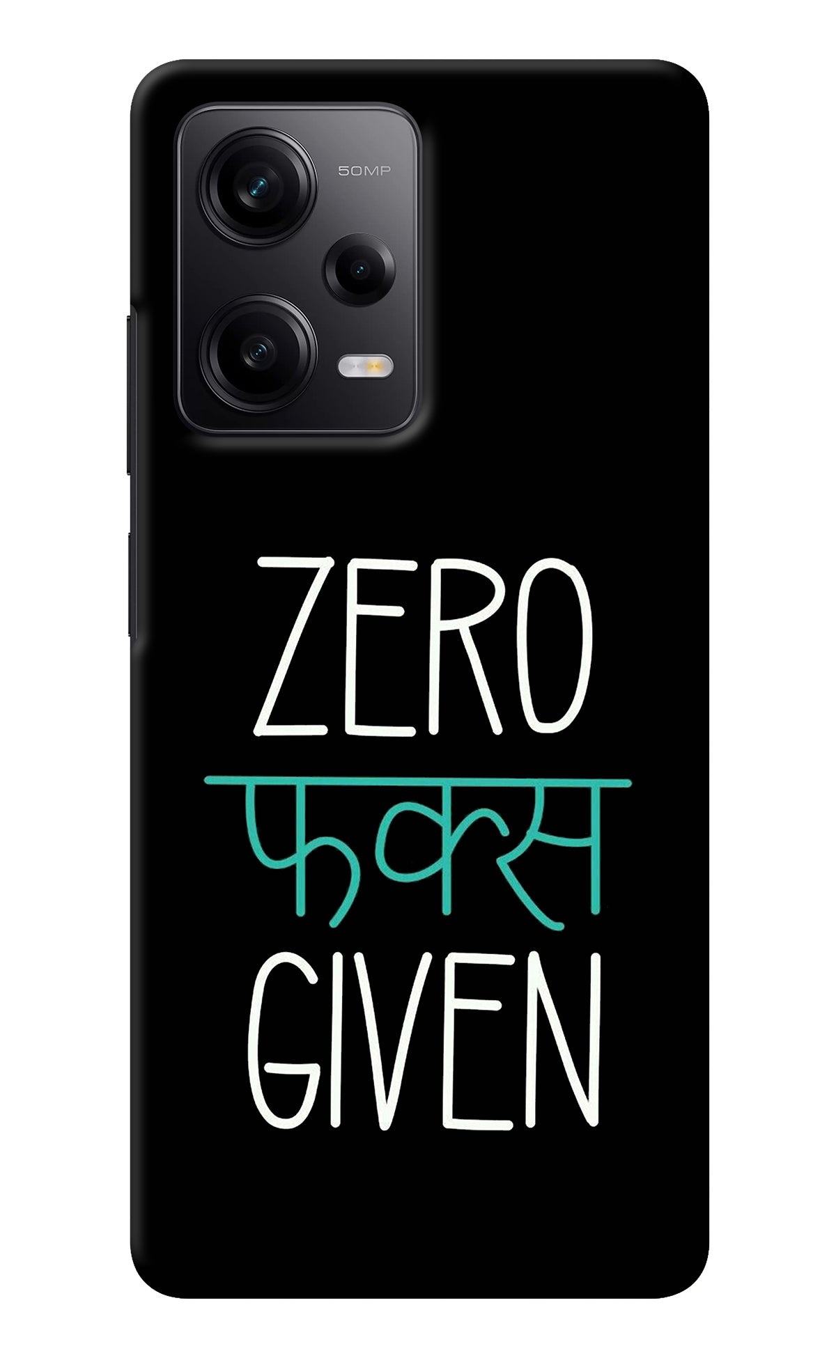 Zero Fucks Given Redmi Note 12 Pro 5G Back Cover