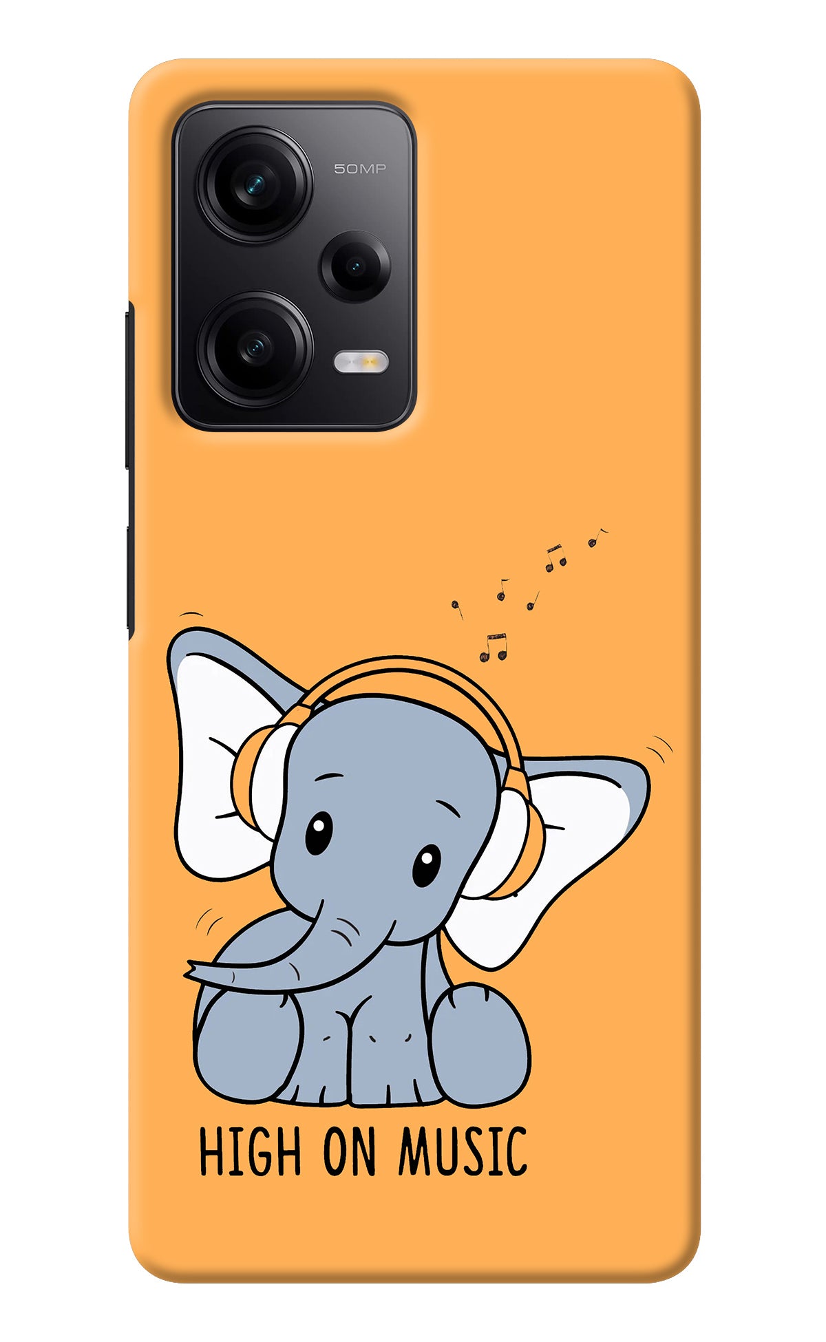 High On Music Redmi Note 12 Pro 5G Back Cover