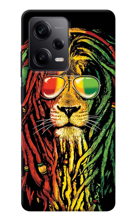 Rasta Lion Redmi Note 12 Pro 5G Back Cover