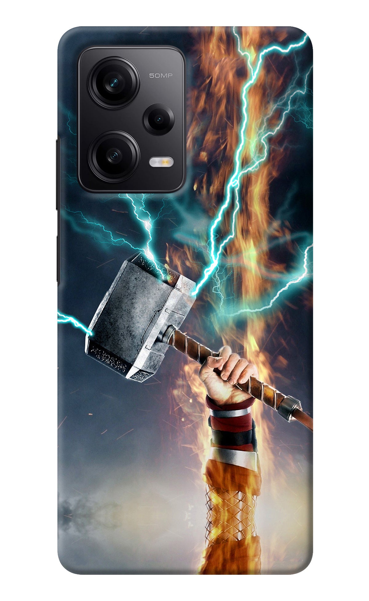 Thor Hammer Mjolnir Redmi Note 12 Pro 5G Back Cover