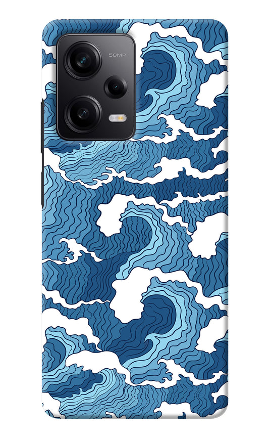 Blue Waves Redmi Note 12 Pro 5G Back Cover