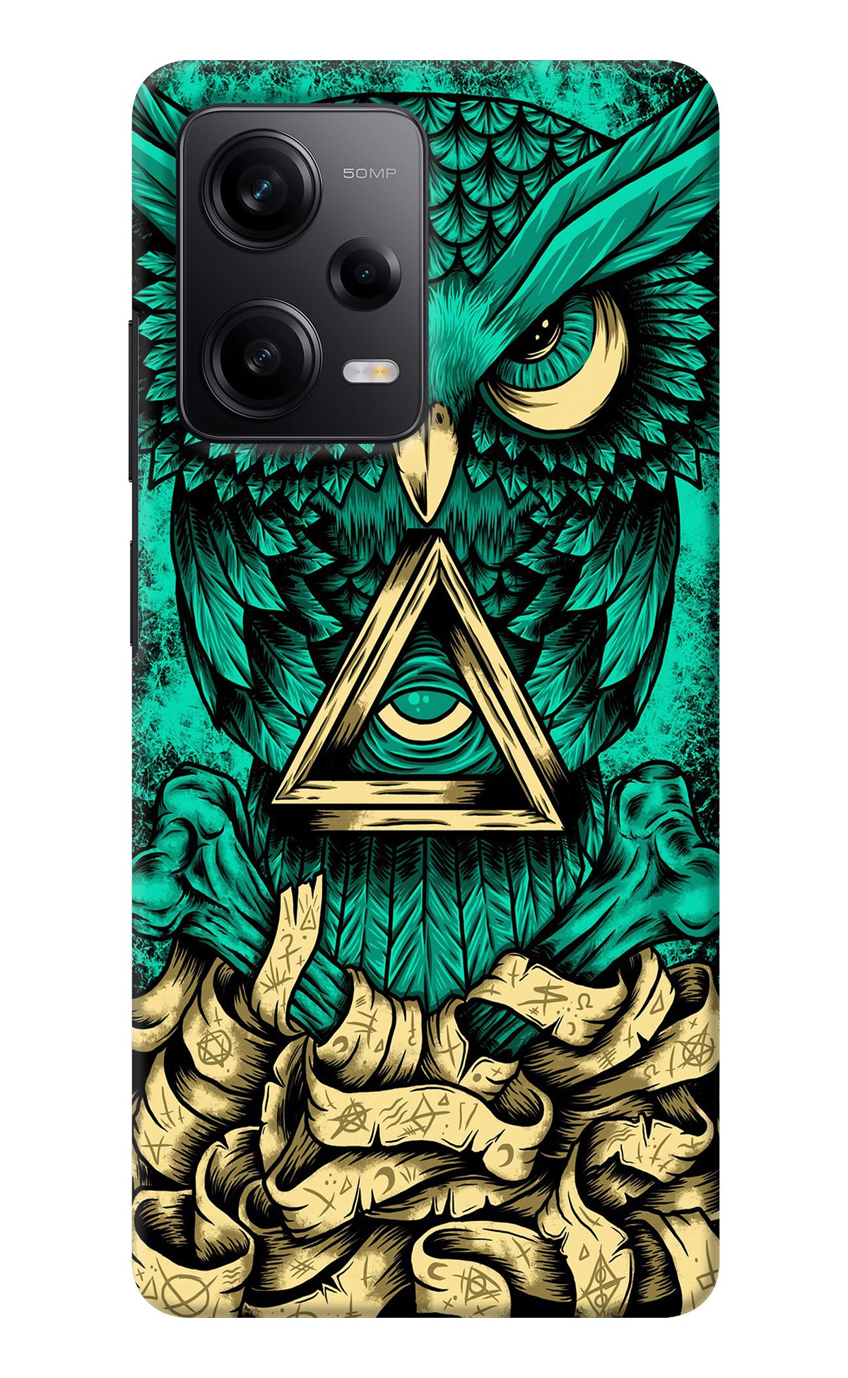 Green Owl Redmi Note 12 Pro 5G Back Cover