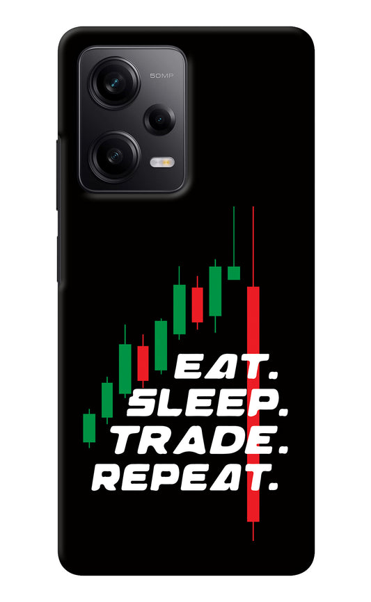 Eat Sleep Trade Repeat Redmi Note 12 Pro 5G Back Cover