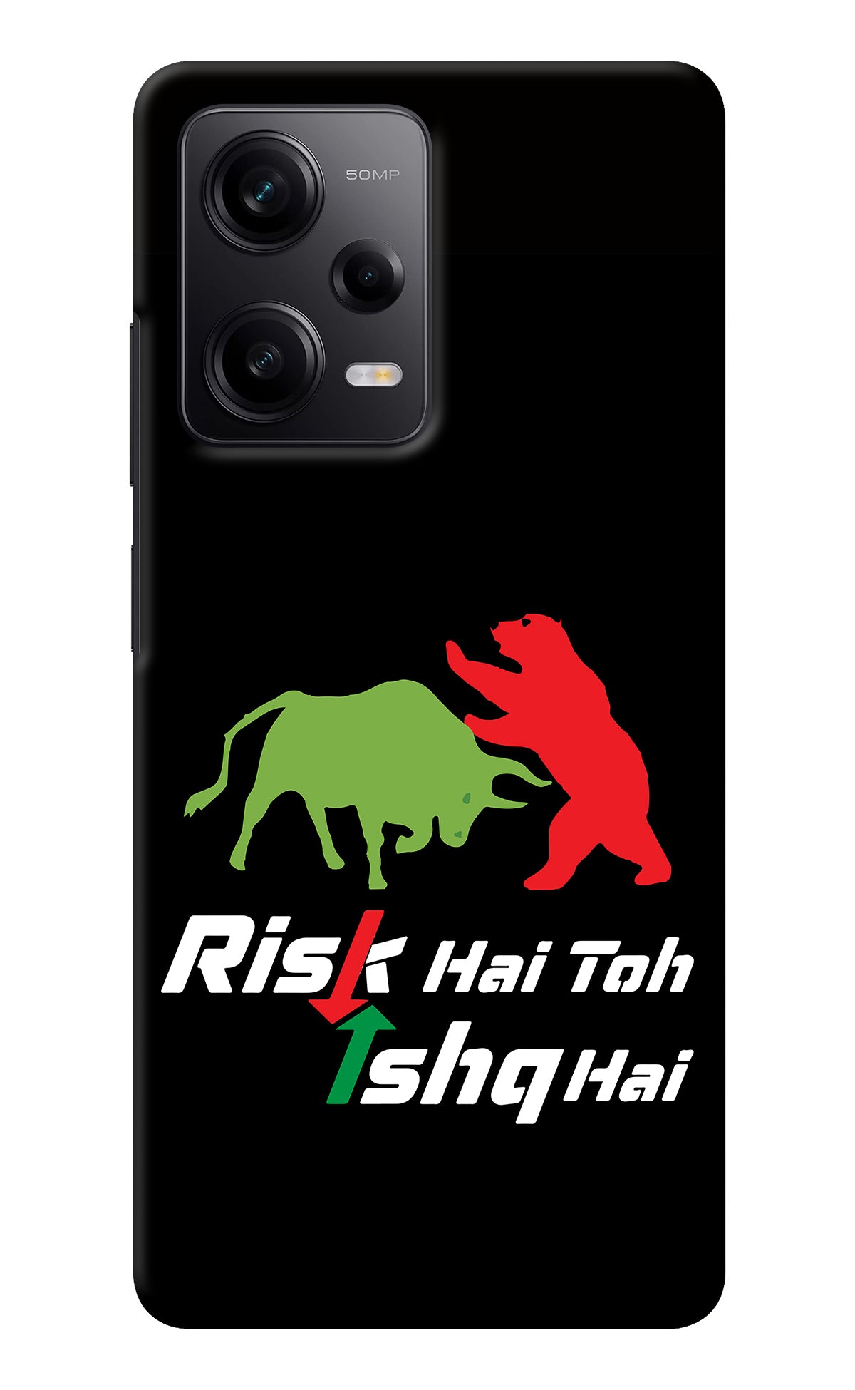 Risk Hai Toh Ishq Hai Redmi Note 12 Pro 5G Back Cover