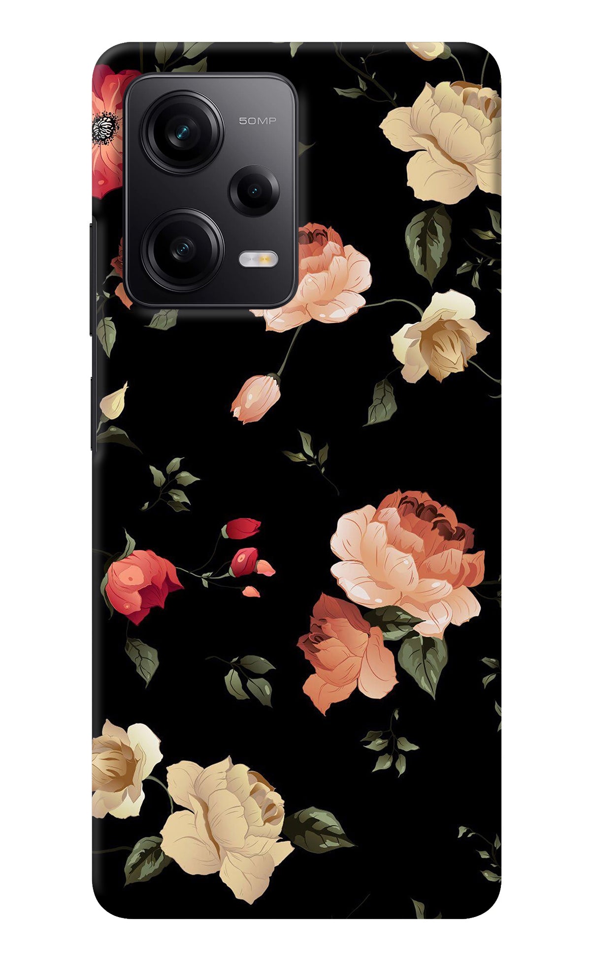 Flowers Redmi Note 12 Pro 5G Back Cover