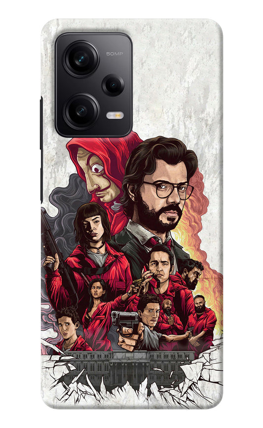 Money Heist Artwork Redmi Note 12 Pro 5G Back Cover