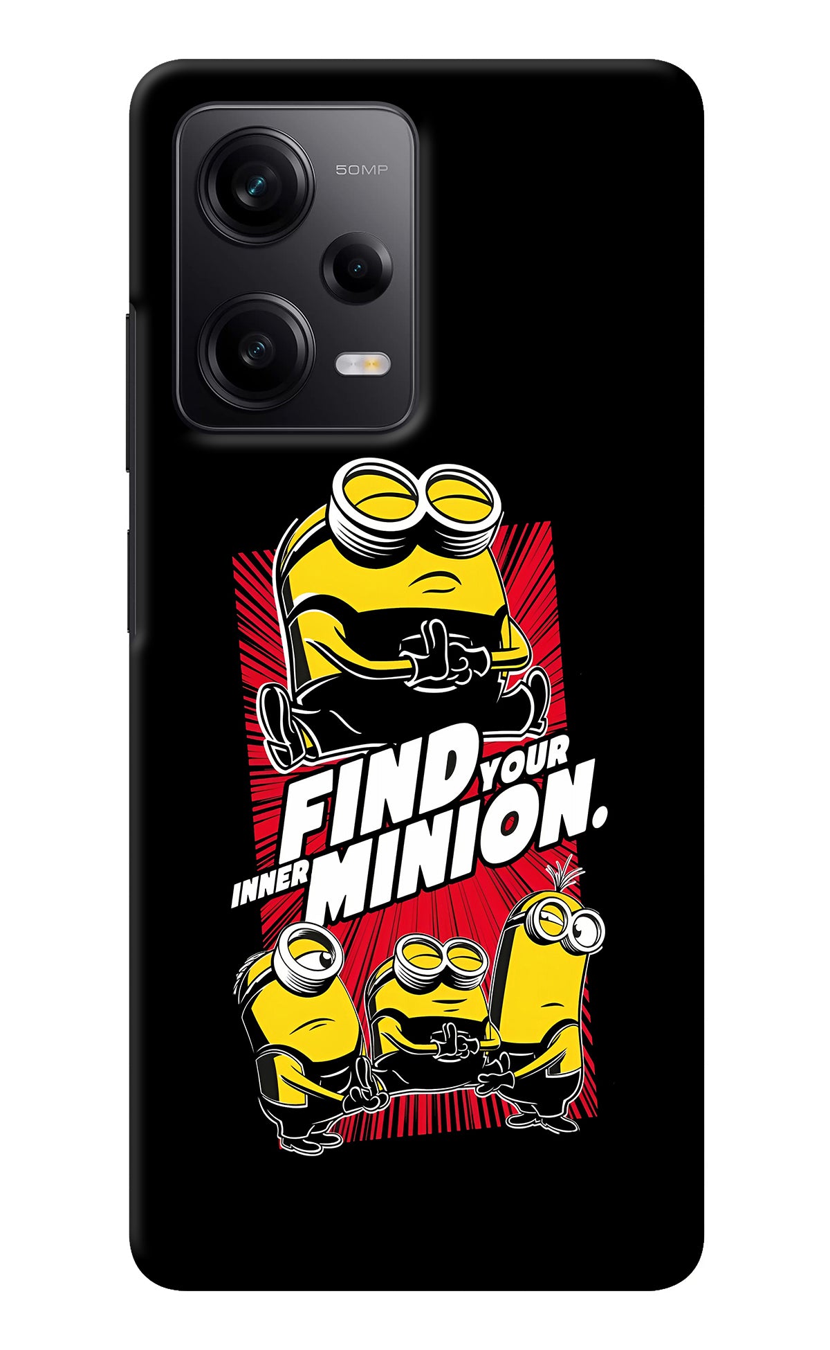 Find your inner Minion Redmi Note 12 Pro 5G Back Cover