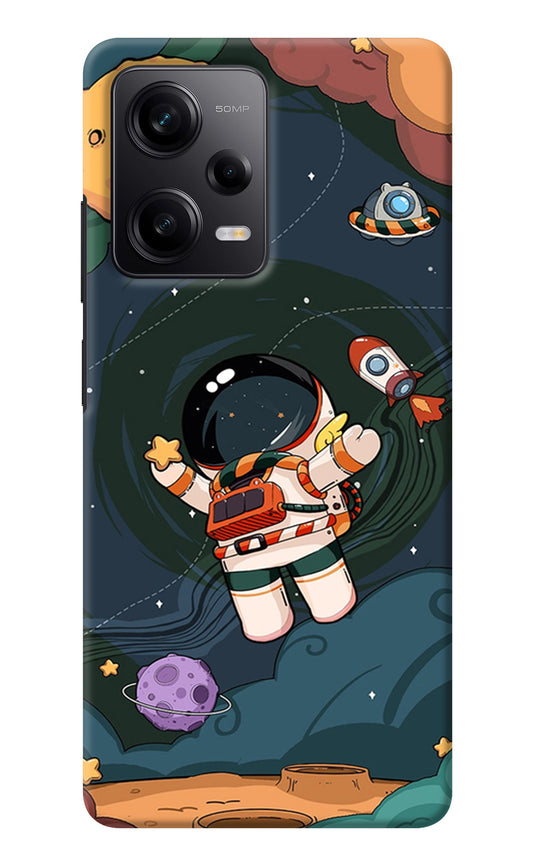 Cartoon Astronaut Redmi Note 12 Pro 5G Back Cover