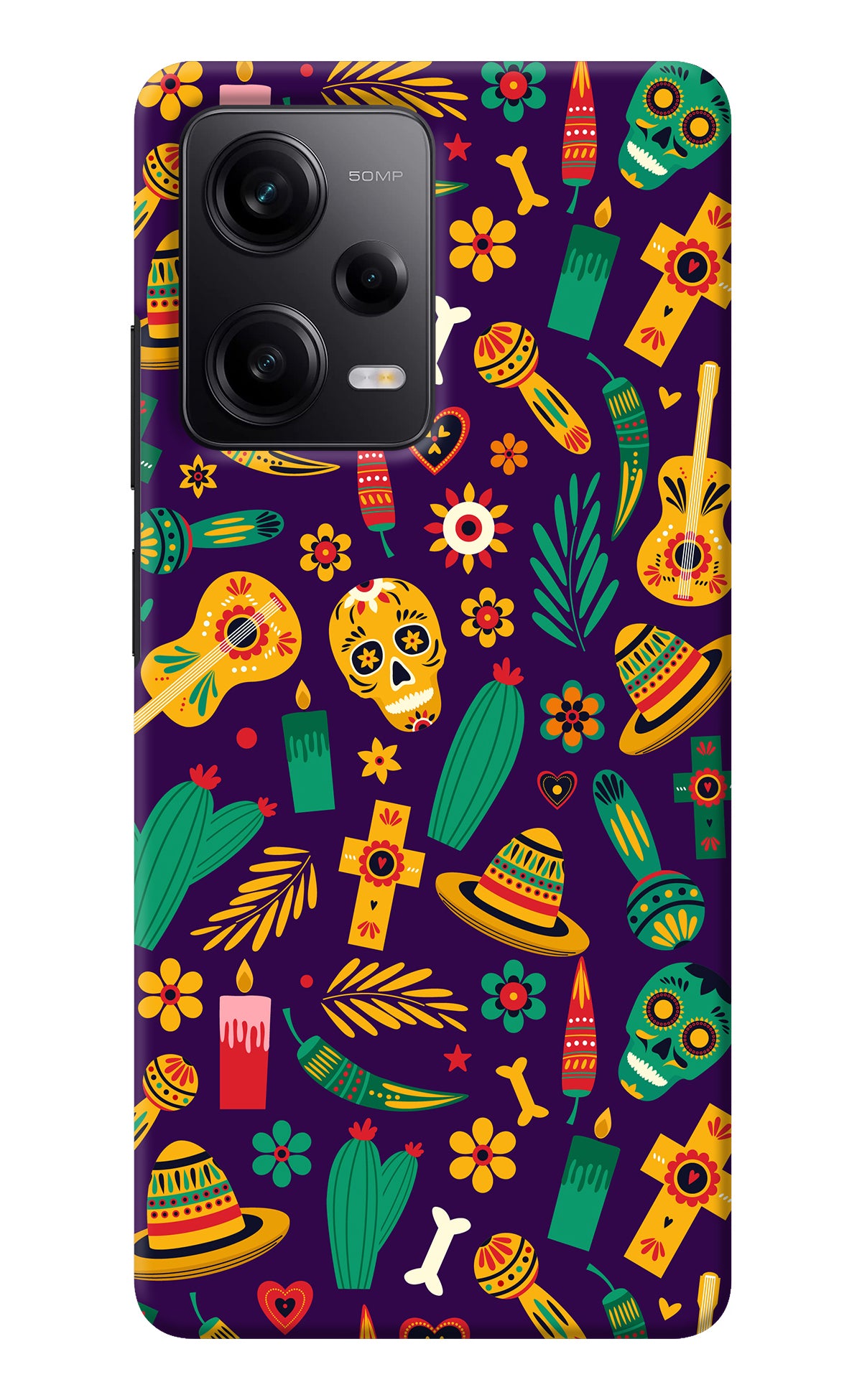 Mexican Artwork Redmi Note 12 Pro 5G Back Cover