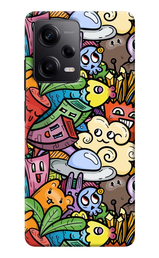 Veggie Doodle Redmi Note 12 Pro 5G Back Cover