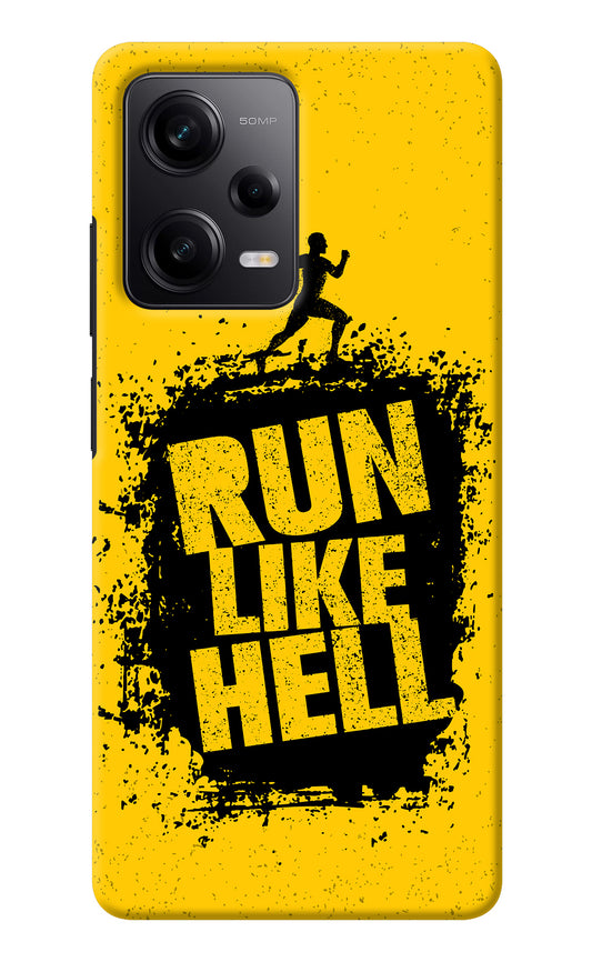 Run Like Hell Redmi Note 12 Pro 5G Back Cover