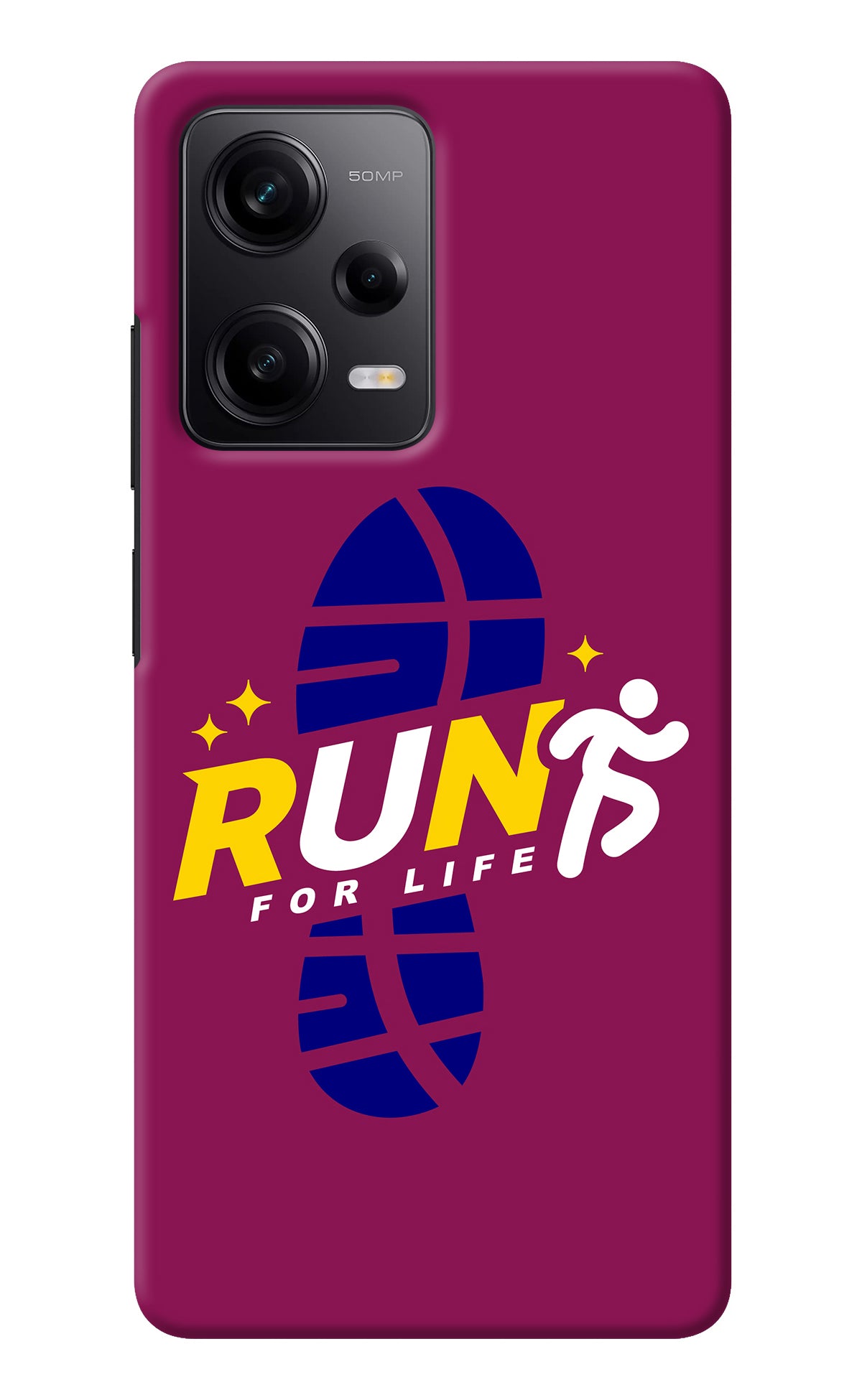 Run for Life Redmi Note 12 Pro 5G Back Cover